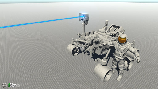 aim and operate the powerful blue laser atop the curiosity rover