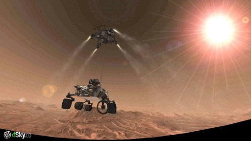 witness the MSL curiosity rover landing in amazing first person perspective