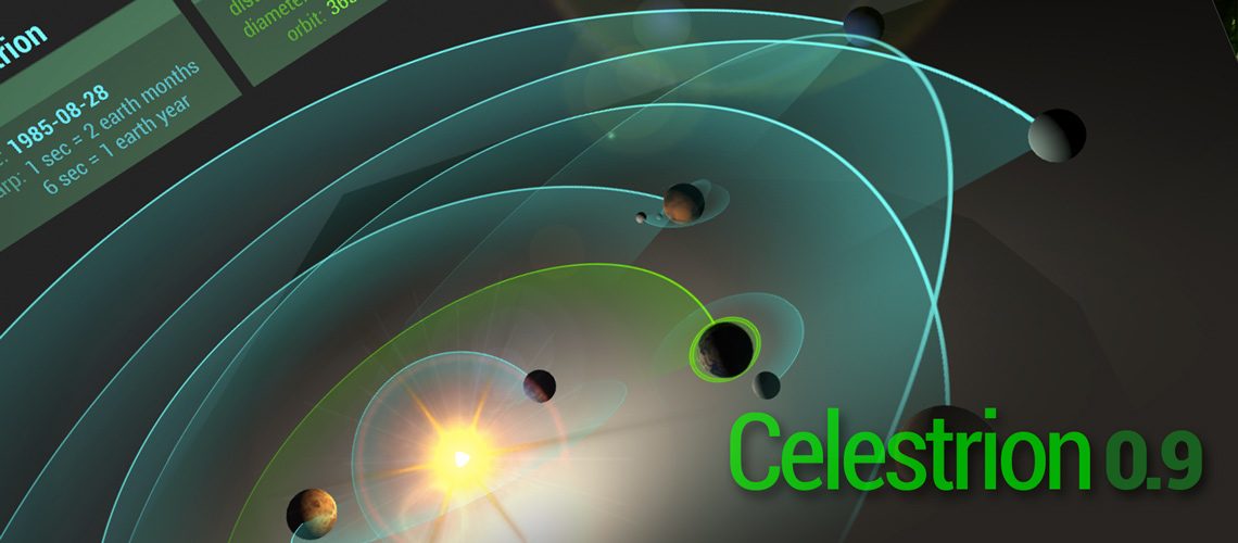 celestrion - play with the solar system